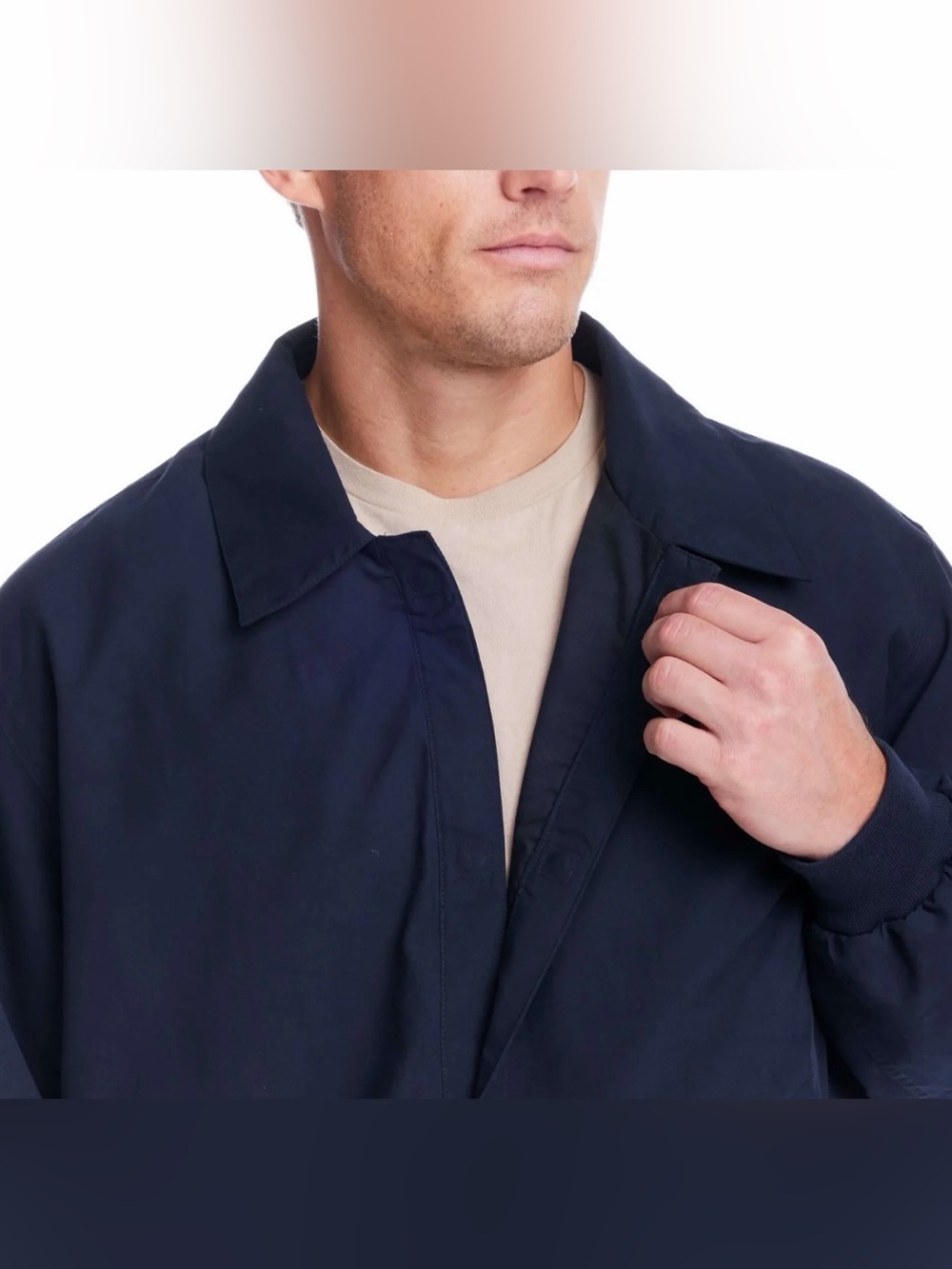 MagnaReady® X Weatherproof® Navy Golf Jacket with Magnetic Closures - Picture 10 of 14